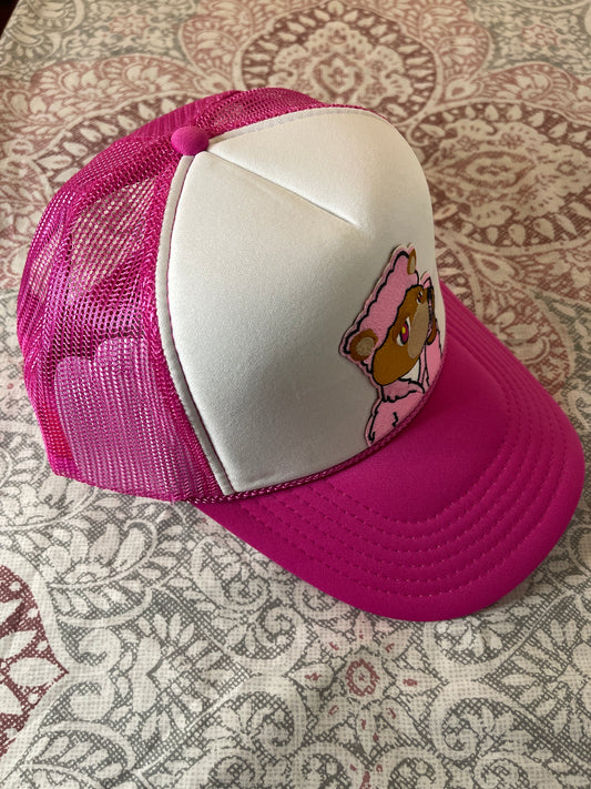 Red Rodeo Uno Trucker (Pink Bear) [PINK]