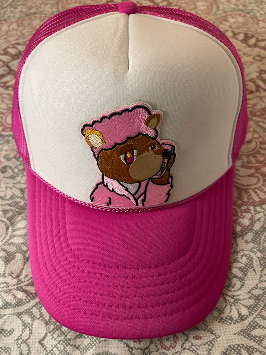Red Rodeo Uno Trucker (Pink Bear) [PINK]